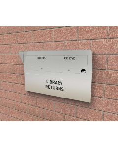 WF Wall mounted dual book return