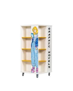 Everna™ Mobile Graphic Novels Tower H1400mm