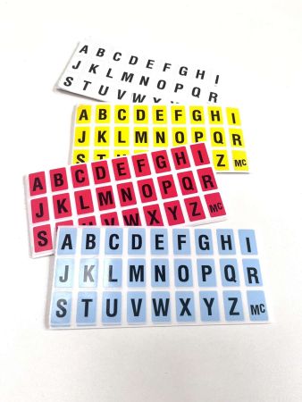 Alphabet Labels 20 x 13mm