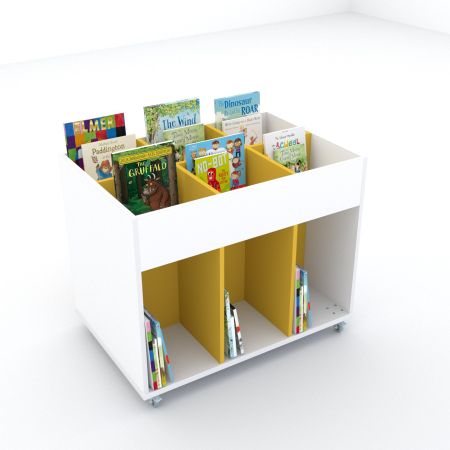 Everna™ Discovery High 6 Bay Mobile Browser - yellow inserts