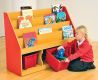Milan Tiered Bookcase 3 Large Trays - Blue