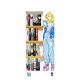 Everna™Mobile Graphic Novels Tower H1400mm - Curry Yellow Shelves