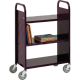 Demco® LibraryQuiet™ 3 Flat Shelf Book Trolley