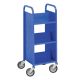 Demco® LibraryQuiet™ 6 Sloping Shelf Slimline Book Trolley