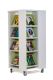 Everna™ Mobile Display Tower H1400mm - Kiwi Green Shelves