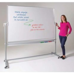 Magnetic Economy Revolving Whiteboard