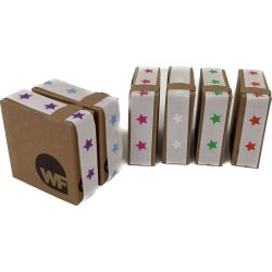 Pre-Laminated Star Labels Dia. 19mm