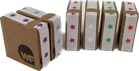 Pre-Laminated Star Labels Dia. 19mm
