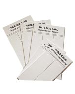 RF Date Due Card Pk 100